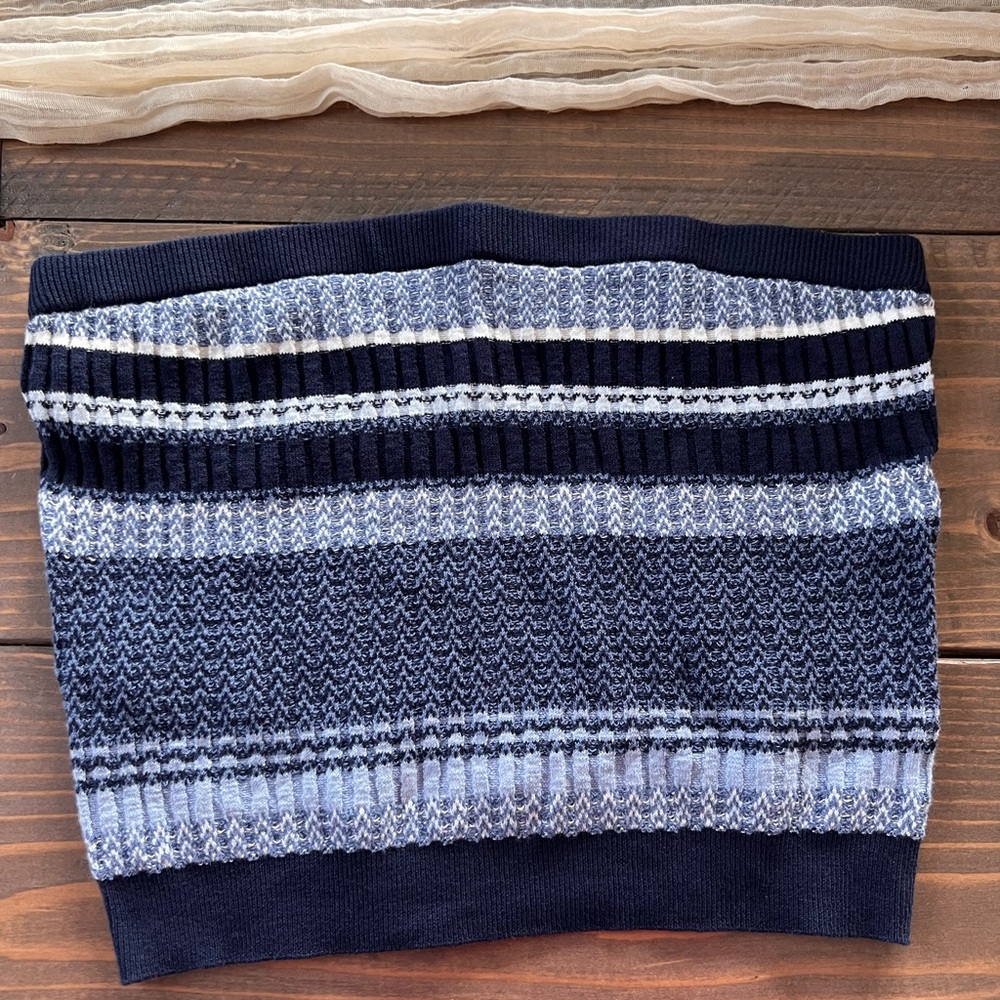 Tube top sweater